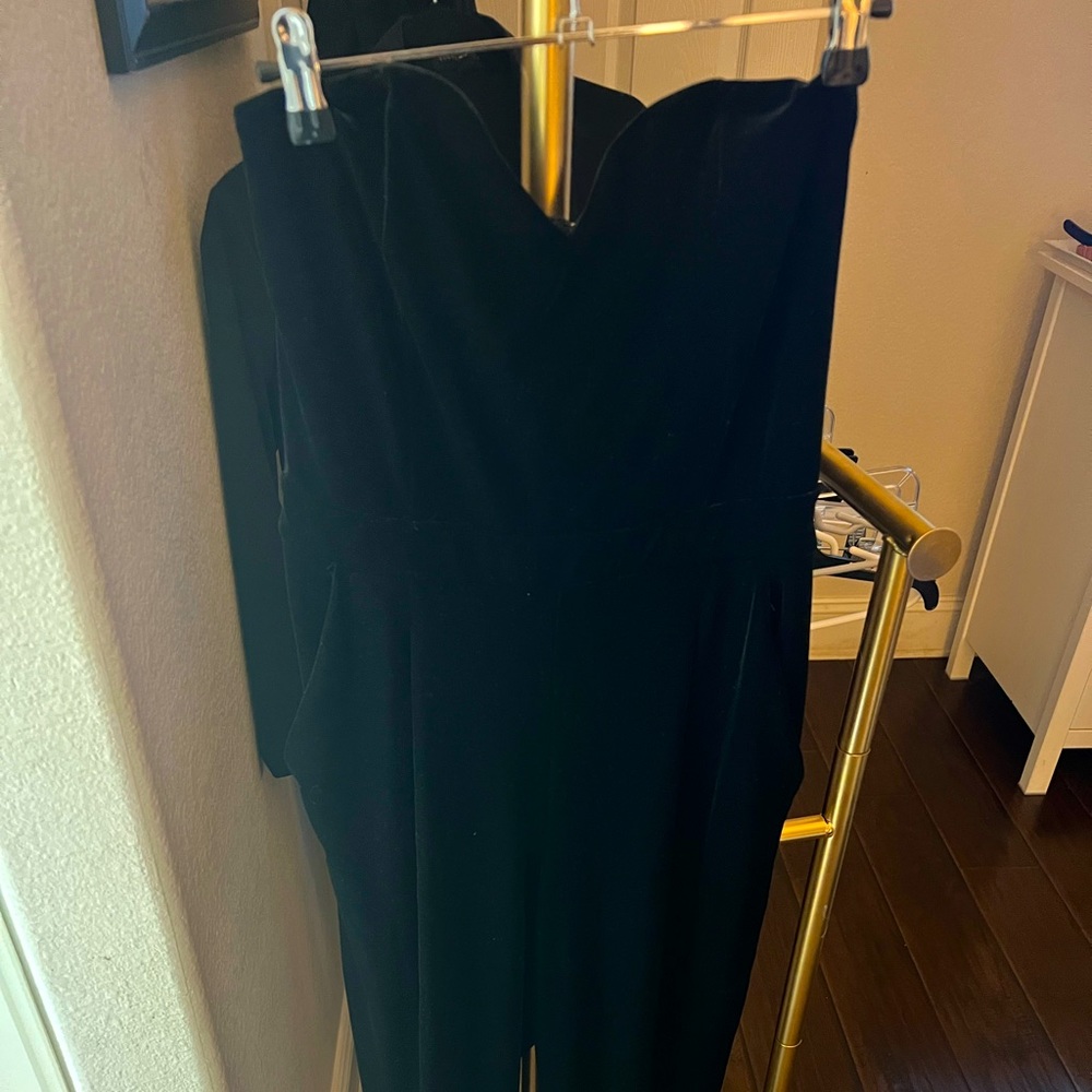 Velvet jumpsuit